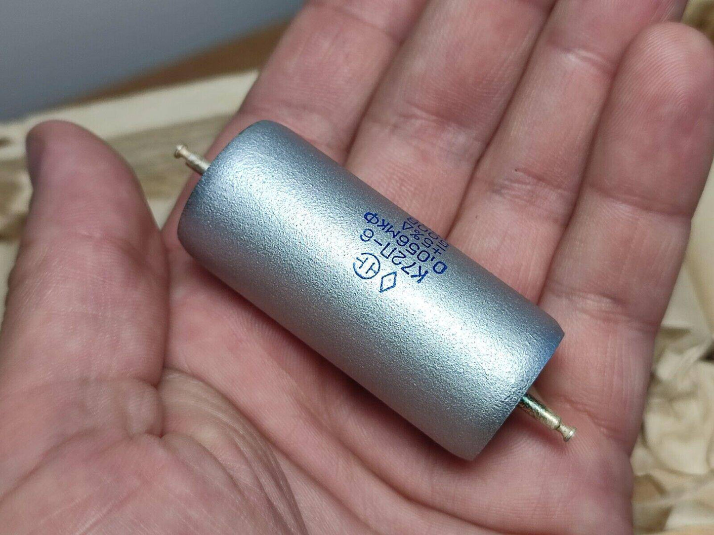 2X NOS Russian K72P-6 teflon capacitor 0.056uF 500V +/-5%, tested - Vintage Radio Parts Store