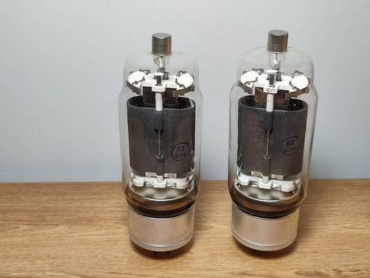 2x ULTRA RARE GU-13 / GU13 / FU-13 / 813 BEAM-TETRODE POWER AUDIO TUBE NOS 70's - Vintage Radio Parts Store