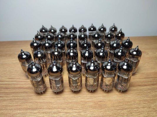 36 pcs 6J3P-E (6AG5 EF96) Soviet pentode tubes / NOS with OTK Rhombus 1978 tubes - Vintage Radio Parts Store