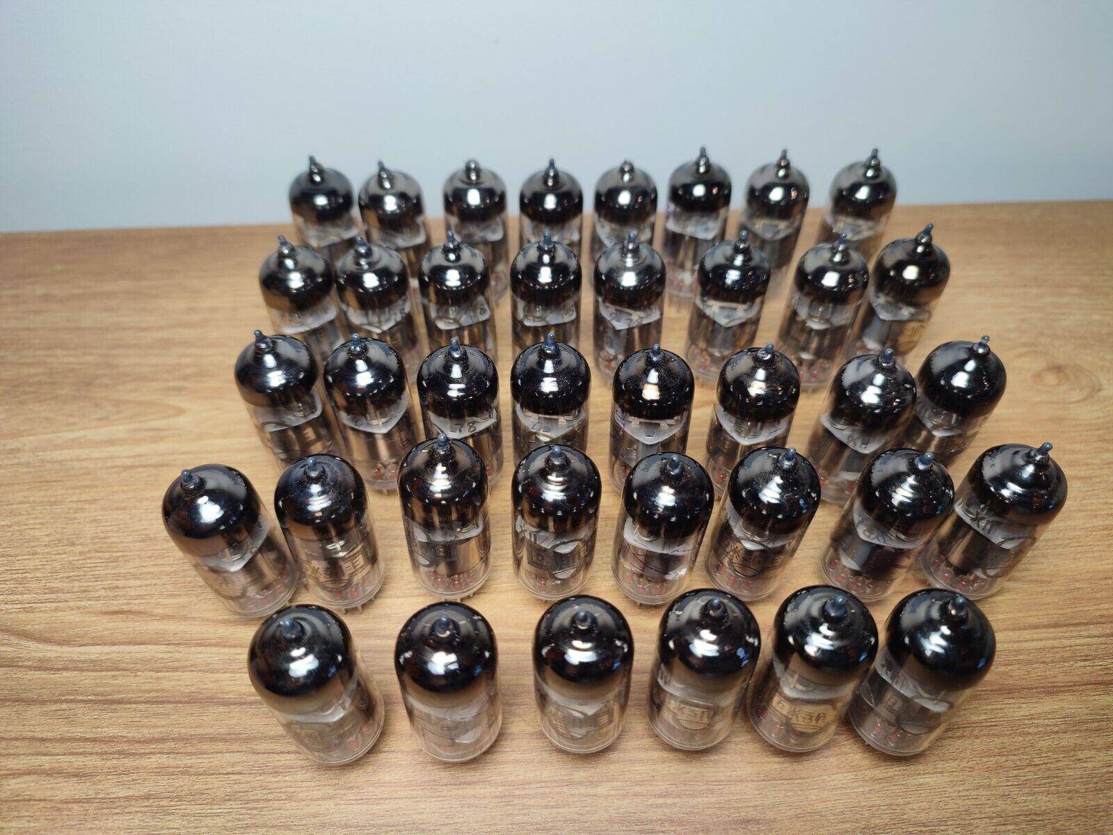 36 pcs 6J3P-E (6AG5 EF96) Soviet pentode tubes / NOS with OTK Rhombus 1978 tubes - Vintage Radio Parts Store