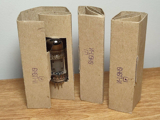 3x 6N6P-I = ECC99, E182CC Double Triode Tube Soviet USSR SAME DATE 90's NEW - Vintage Radio Parts Store