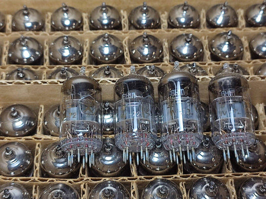 4 pcs 6N1P Voskhod Same date 1972 year/ ECC88 / 6DJ8 TRIODE TUBES NOS - Vintage Radio Parts Store