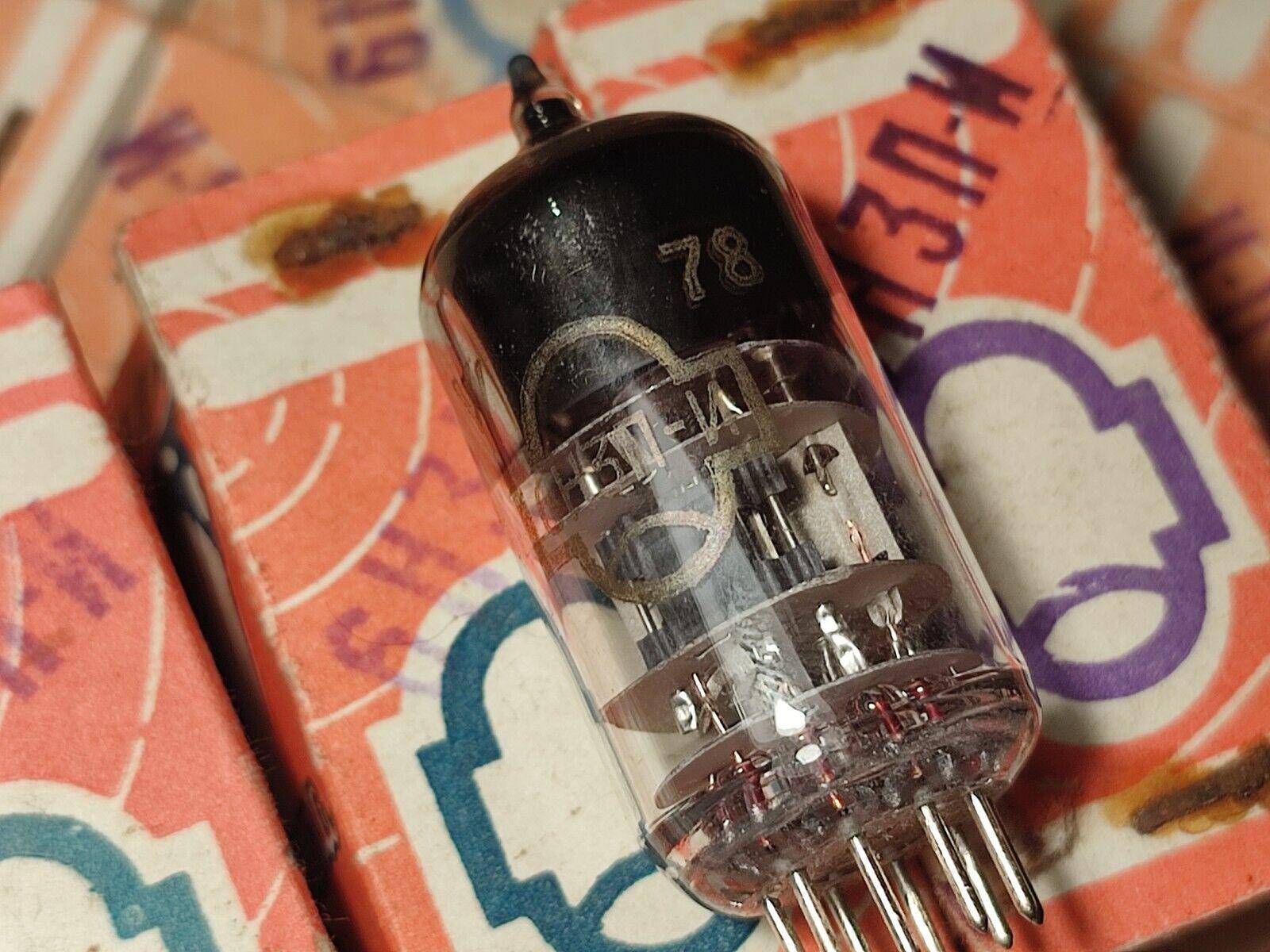 4 PCS 6N3P-I 6Н3П-И (2C51/6385/ECC42) NEW REFLECTOR VACUUM TUBES NOS NIB - Vintage Radio Parts Store