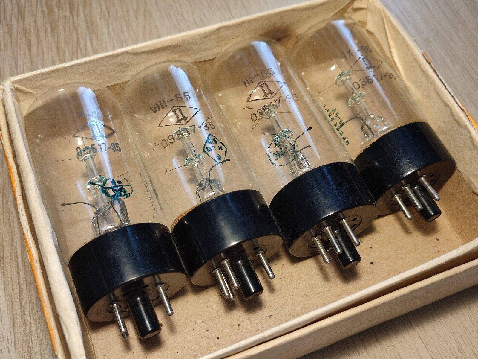 4pcs. 0.3B17-35 | 0.3Б17-35 0.3A 17 - 35V barretter iron-hydrogen resistor tubeS - Vintage Radio Parts Store