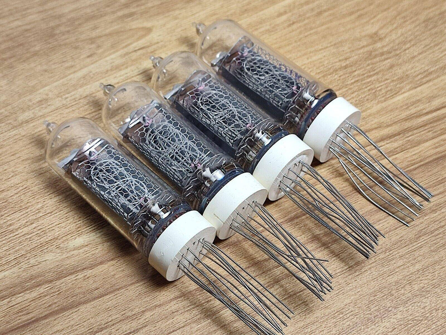 4x IN-19B Tubes Nixie (IN19B NИН-19Б) NEW NEW NOS Tested - Vintage Radio Parts Store