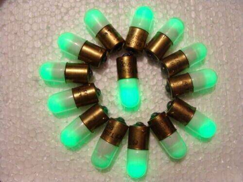 50 Pcs Green Neon Light Bulb, nixie luminophore tubes TLZ-3-2 NEW/NOS soviet TL - Vintage Radio Parts Store