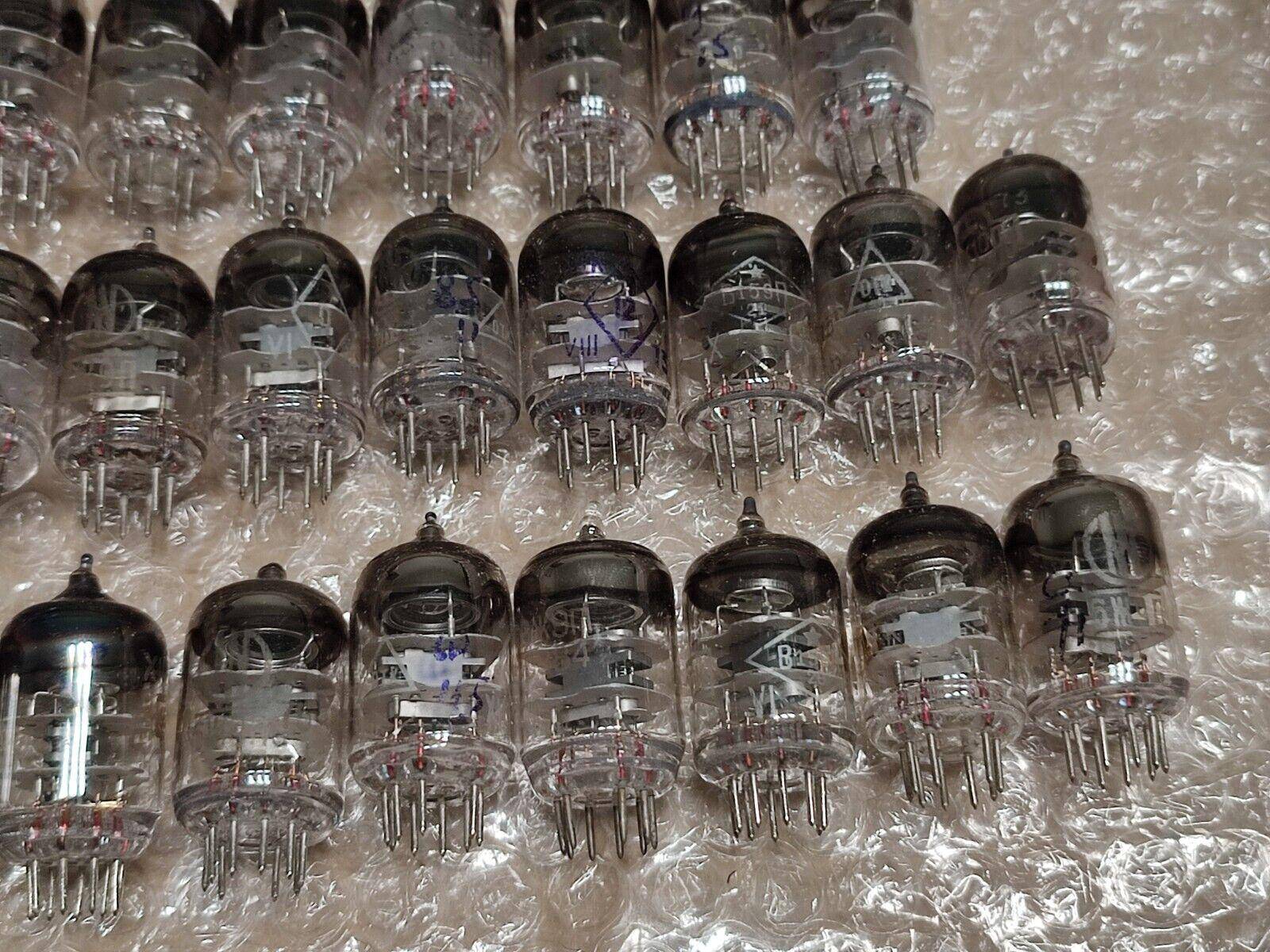 54x 6J9P (6F32 EF95 6AK5) USSR HF Pentode tubes / IN ORIGINAL BOXES / NOS OTK - Vintage Radio Parts Store