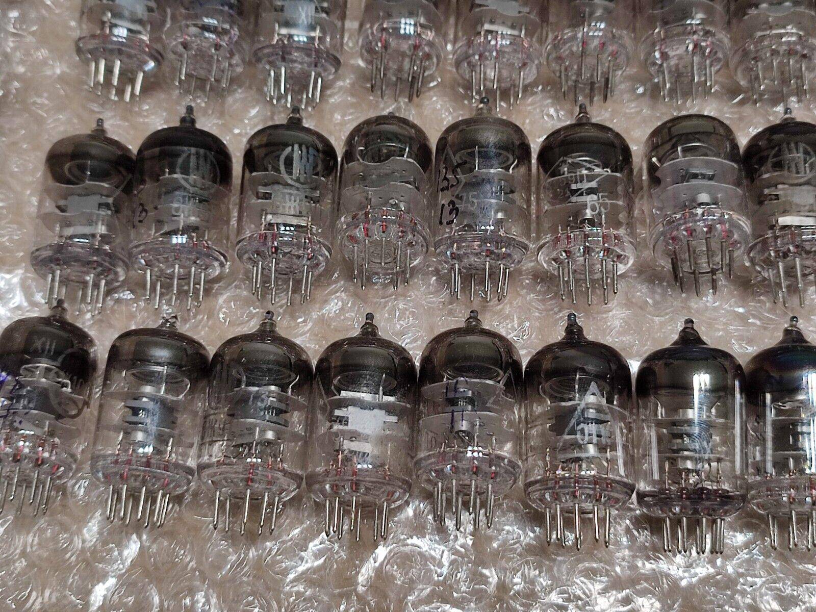 54x 6J9P (6F32 EF95 6AK5) USSR HF Pentode tubes / IN ORIGINAL BOXES / NOS OTK - Vintage Radio Parts Store