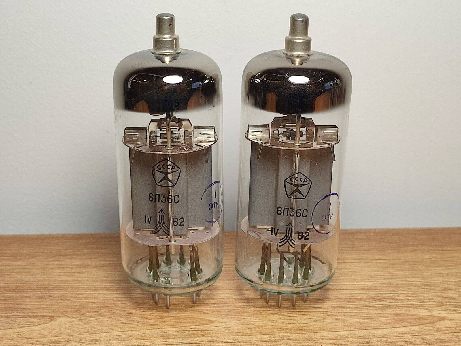 6P36S 2pcs Vacuum tubes (6GB5 & EL500 tube analogue) USSR AMP Valves NEW NOS - Vintage Radio Parts Store