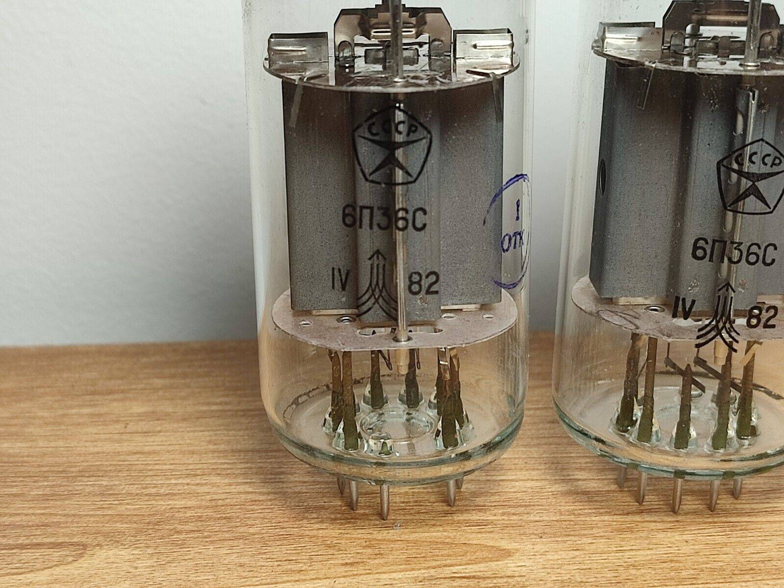 6P36S 2pcs Vacuum tubes (6GB5 & EL500 tube analogue) USSR AMP Valves NEW NOS - Vintage Radio Parts Store