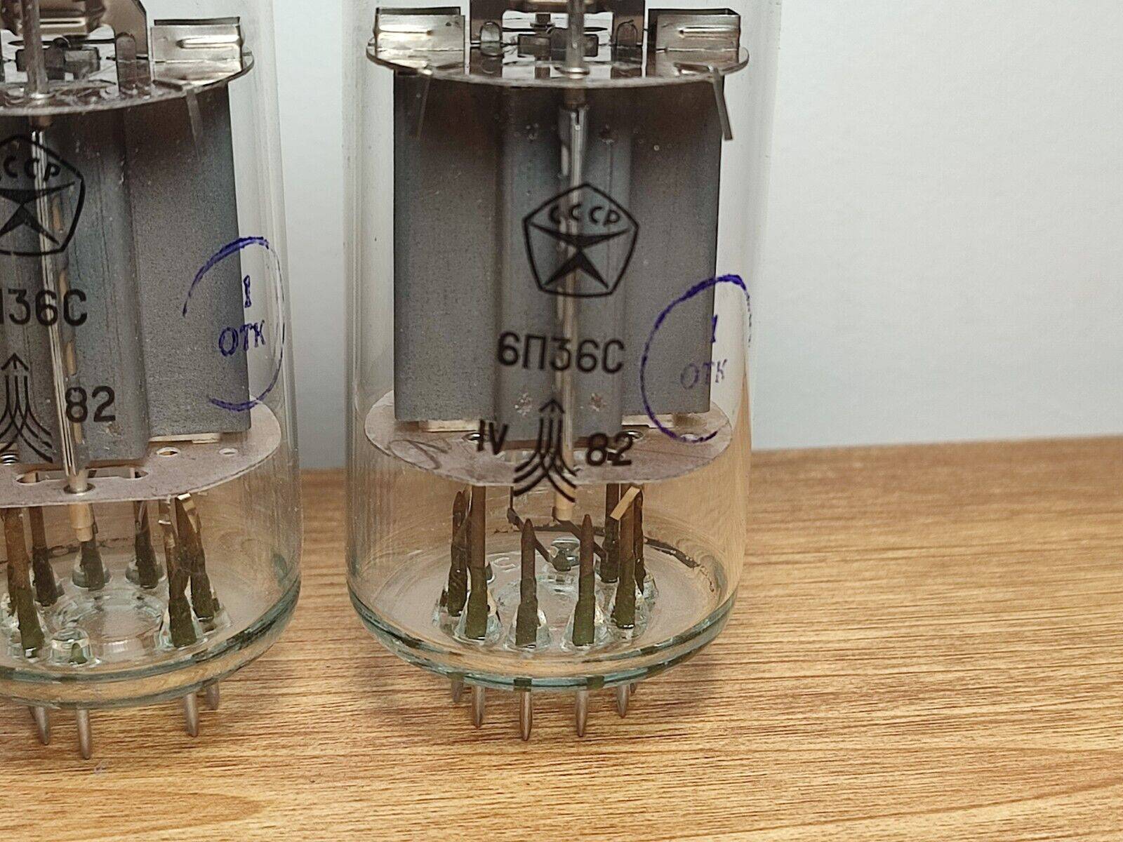 6P36S 2pcs Vacuum tubes (6GB5 & EL500 tube analogue) USSR AMP Valves NEW NOS - Vintage Radio Parts Store