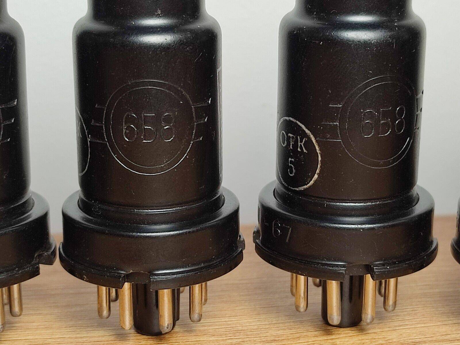 6x 6B8 (6Б8) Military Version Russian Double Diode-Pentode Tubes Röhre NOS 60's - Vintage Radio Parts Store