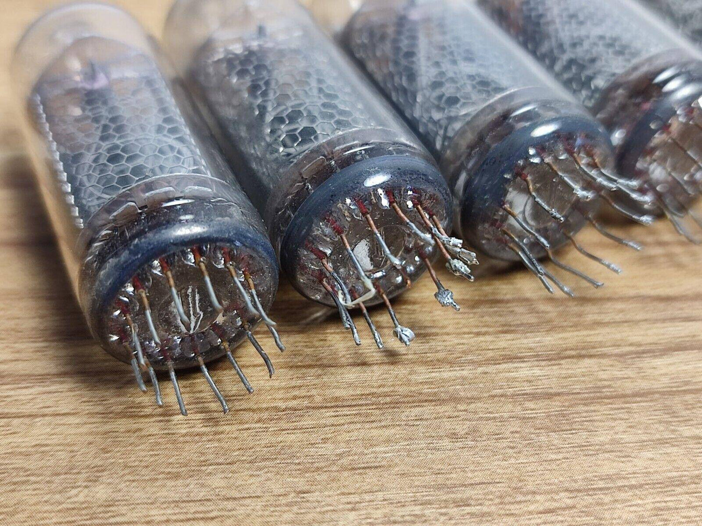 6x IN-14 ИН-14 used NIXIE TUBES FOR CLOCK / TESTED / 100% working SHORT PINS ! - Vintage Radio Parts Store