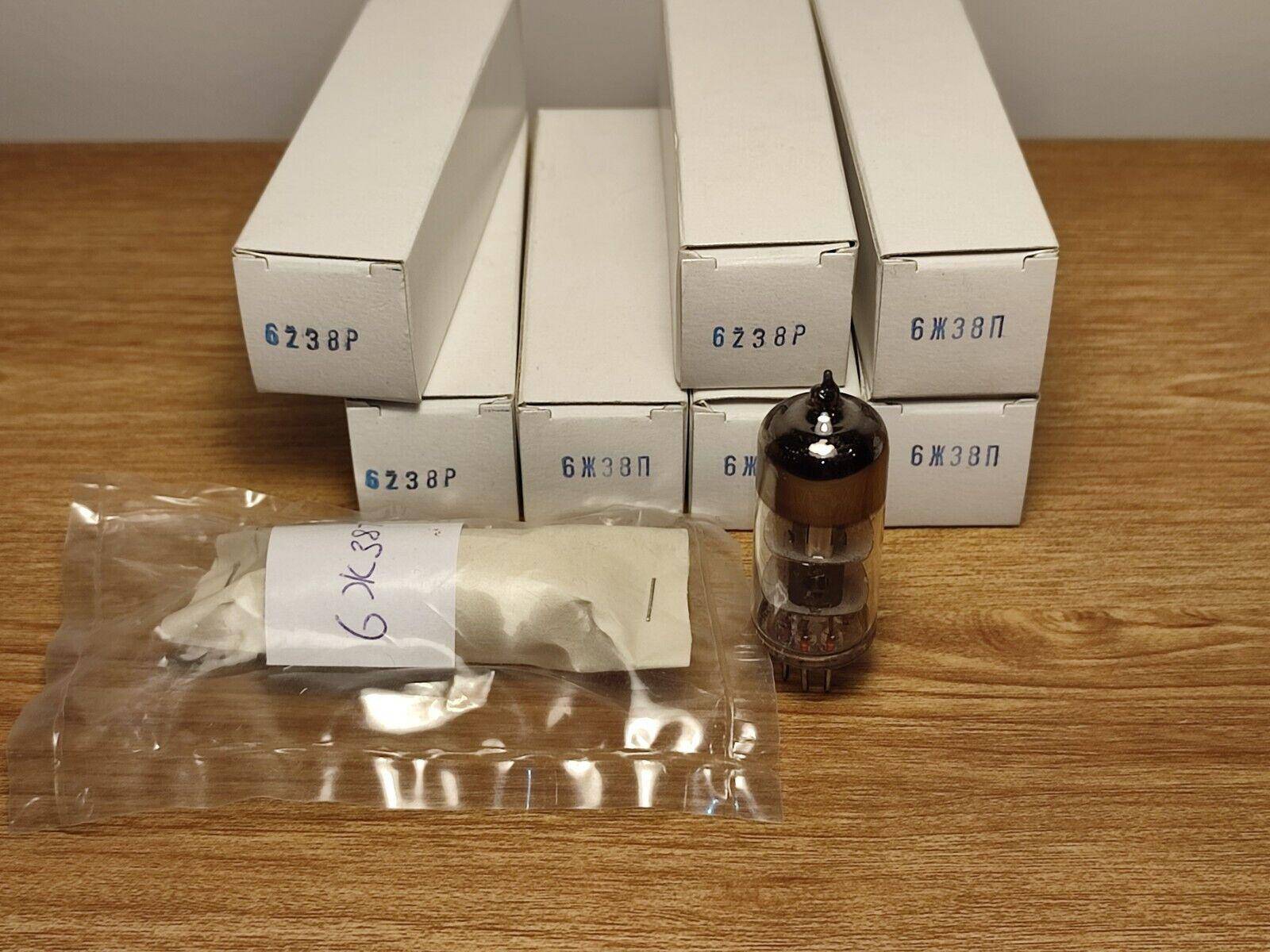 8 PCS 6J38P 6Ж38П ( 6BH6, EF19 ) NEW NOS Vacuum tubes Reflector - Vintage Radio Parts Store