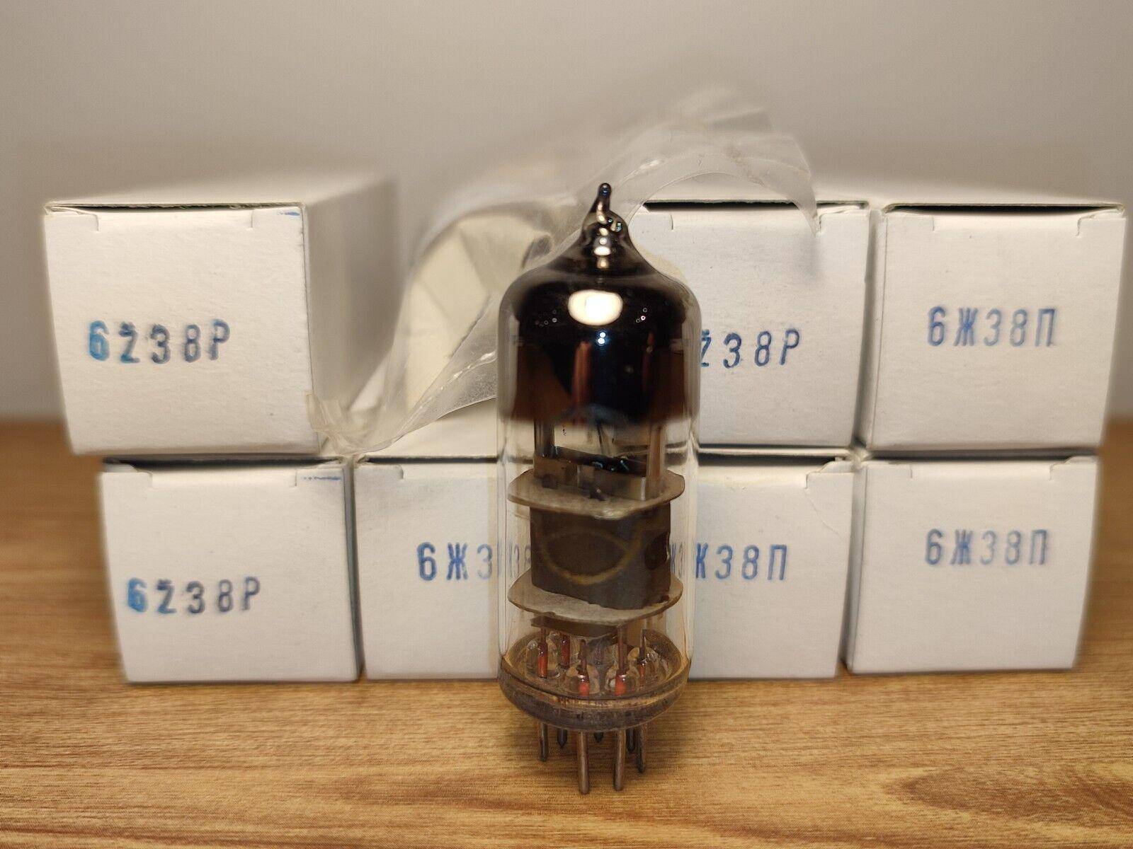 8 PCS 6J38P 6Ж38П ( 6BH6, EF19 ) NEW NOS Vacuum tubes Reflector - Vintage Radio Parts Store