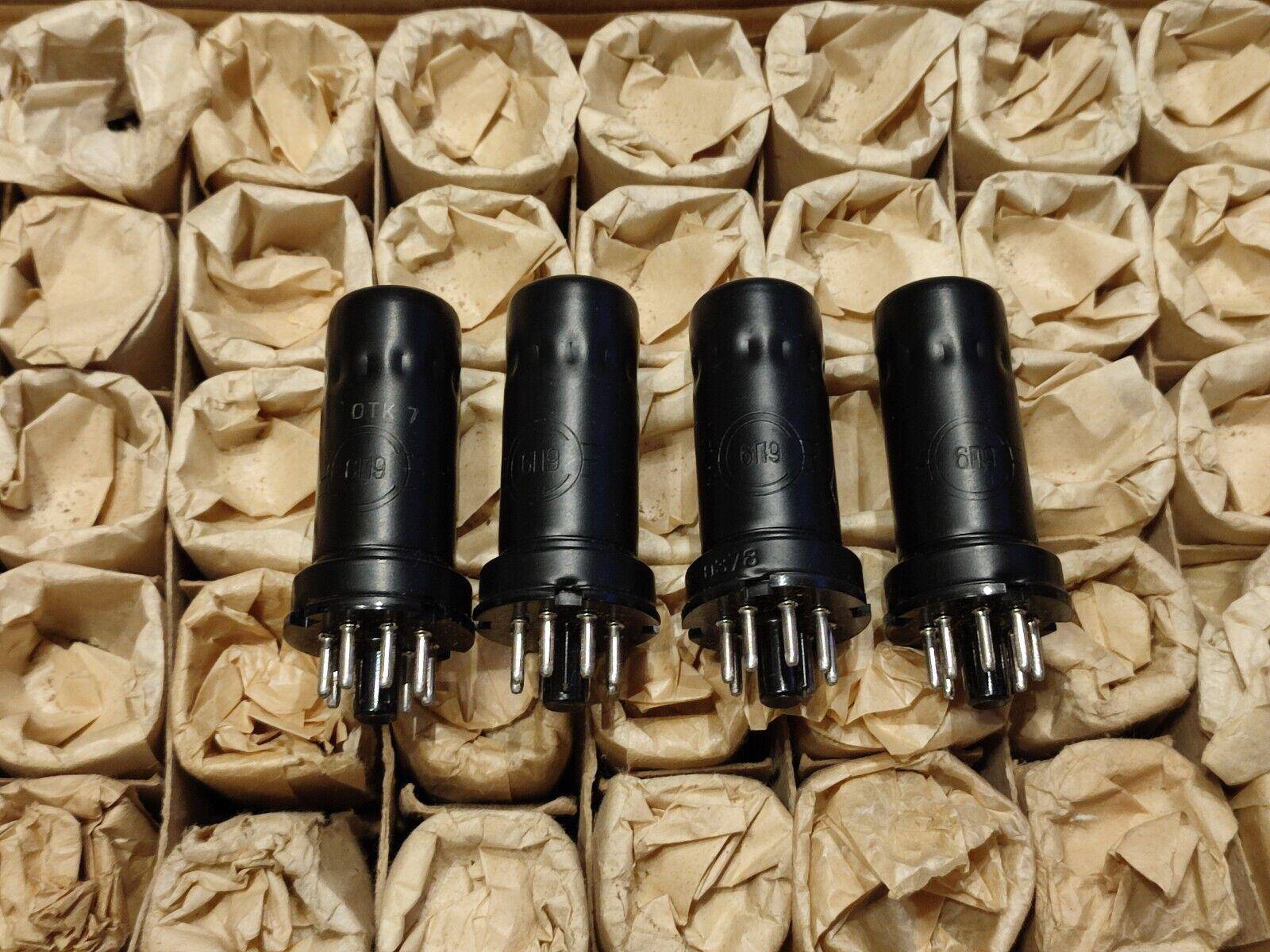 8pcs 6P9 /6AG7/ - 6L10 Russian Output Pentode Tubes NOS SAME DATE 70's - Vintage Radio Parts Store