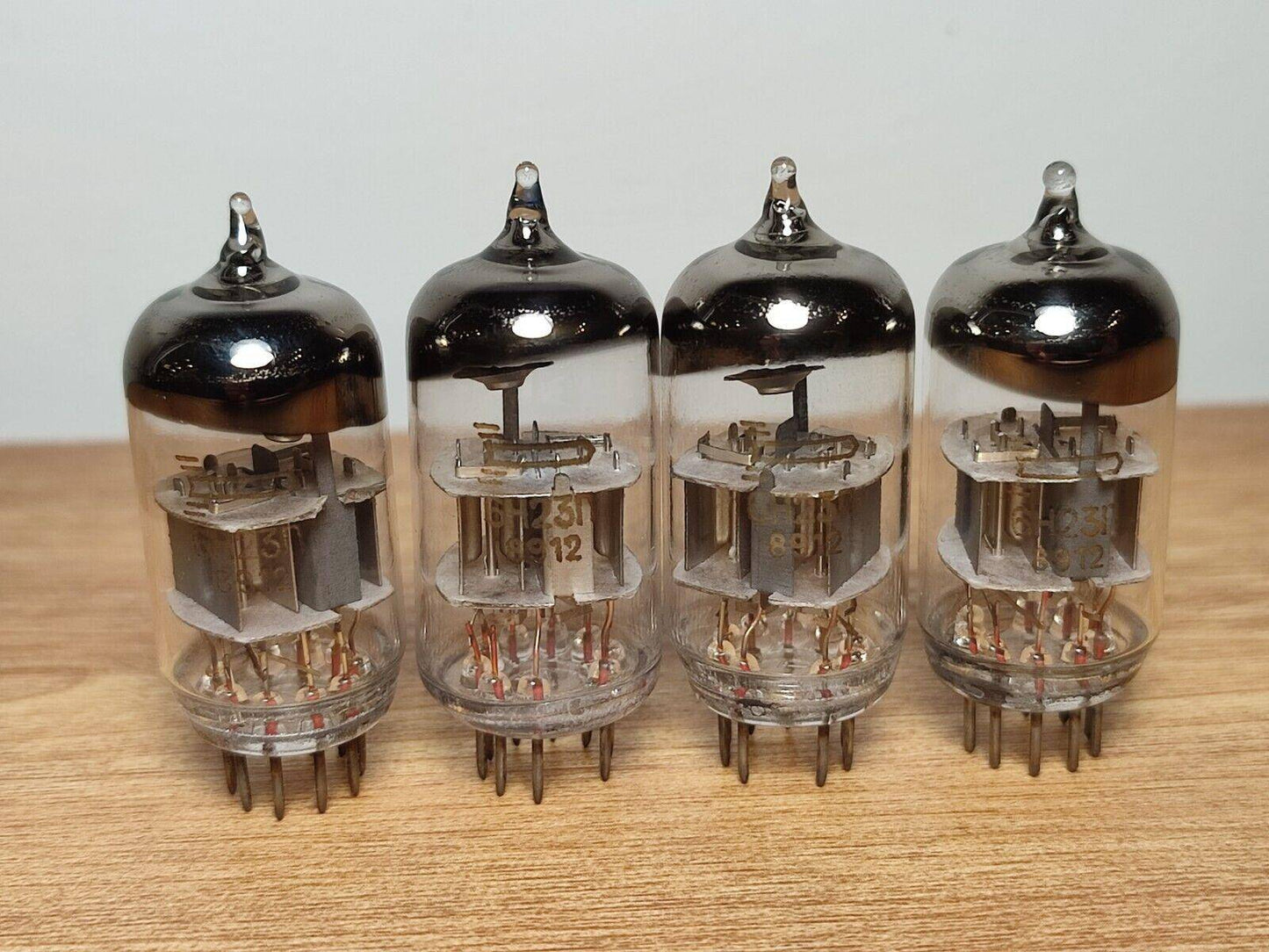 EU Stock! 4x 6N23P / 6DJ8 / ECC88 / 6Н23П Same Date 1980's Voskhod Tubes NEW NOS - Vintage Radio Parts Store