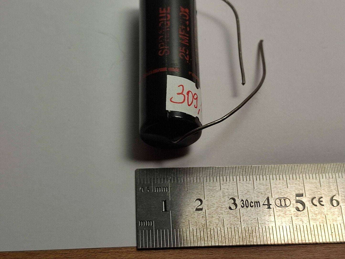 NOS Sprague Black Beauty Capacitor 0.25MFD .25uf 10% 400v 4TM-P25 - Vintage Radio Parts Store