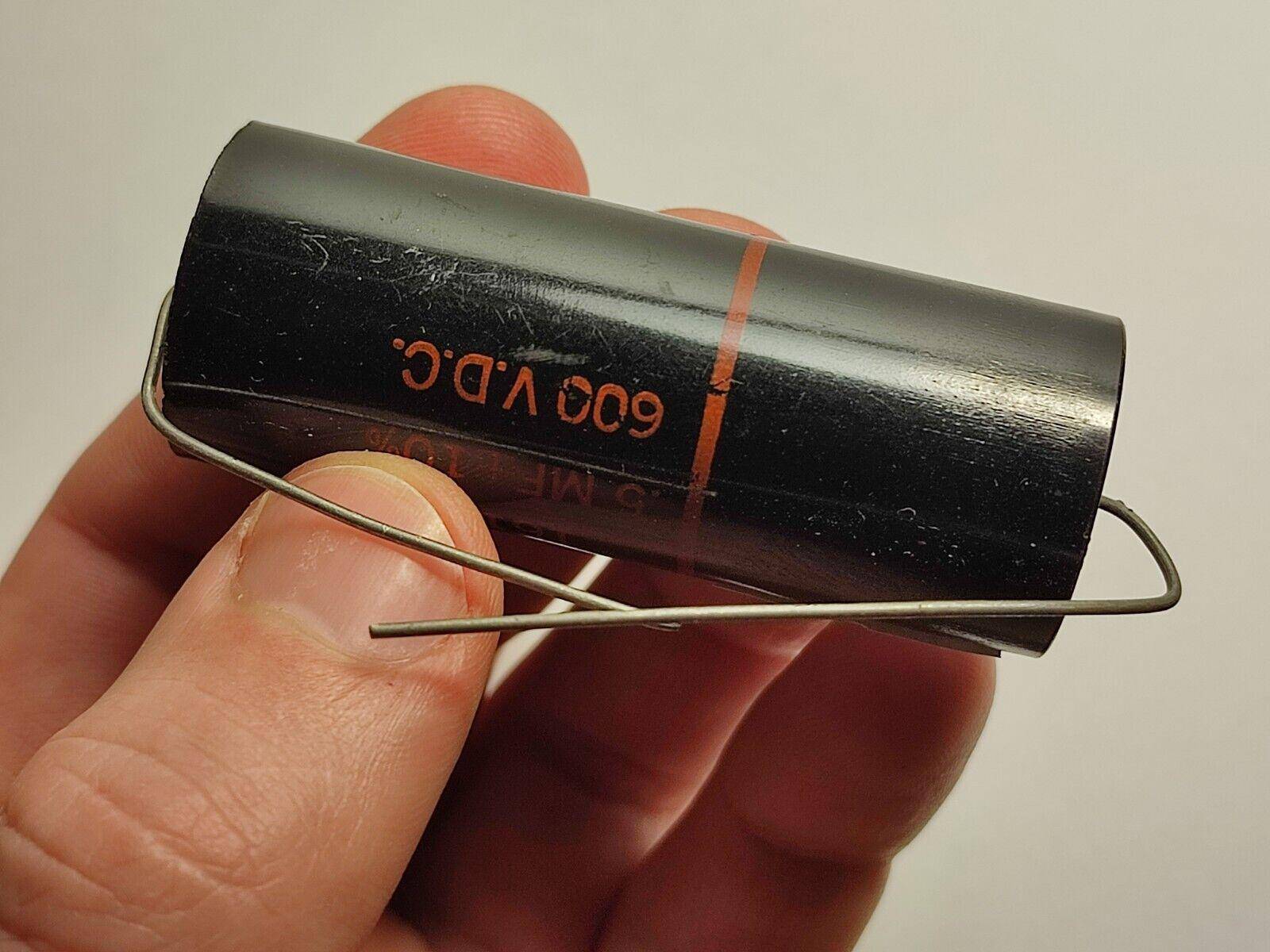 NOS Sprague Black Beauty Capacitor 0.5MFD .5uf 10% 600v 6TM-P50 - Vintage Radio Parts Store