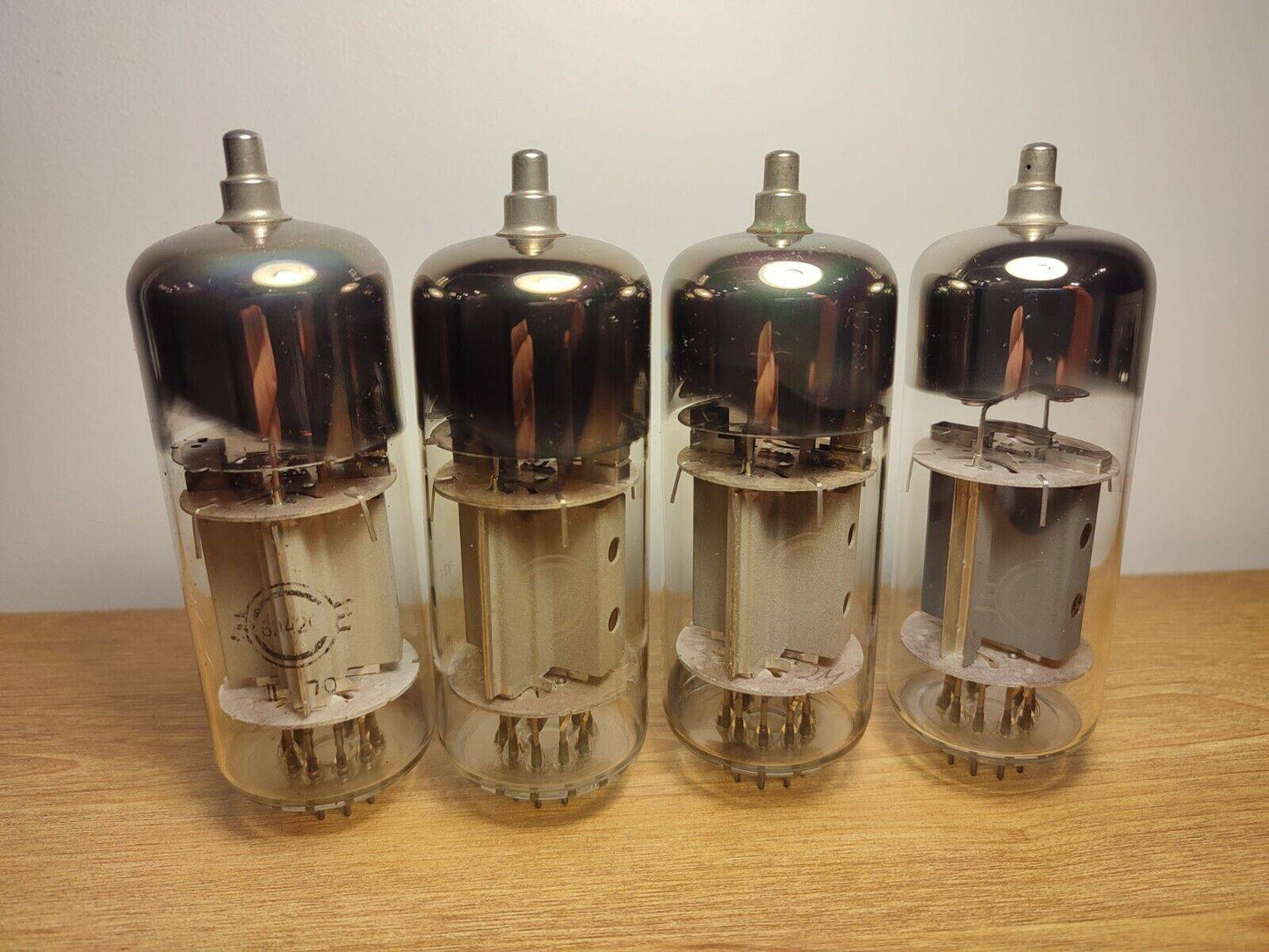 4pcs 6P42S (6П42С EL509 6KG6) VACUUM TETRODE TUBES SVETLANA USED TESTED - Vintage Radio Parts Store