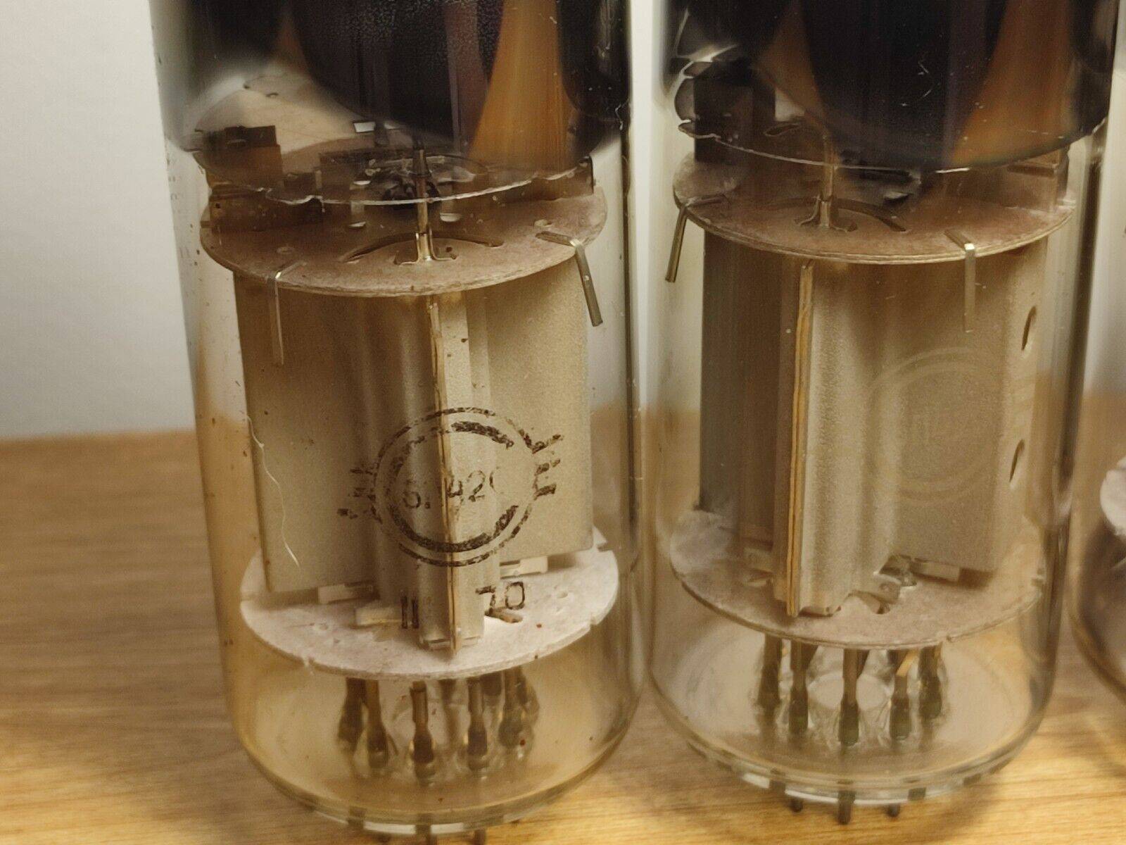 4pcs 6P42S (6П42С EL509 6KG6) VACUUM TETRODE TUBES SVETLANA USED TESTED - Vintage Radio Parts Store