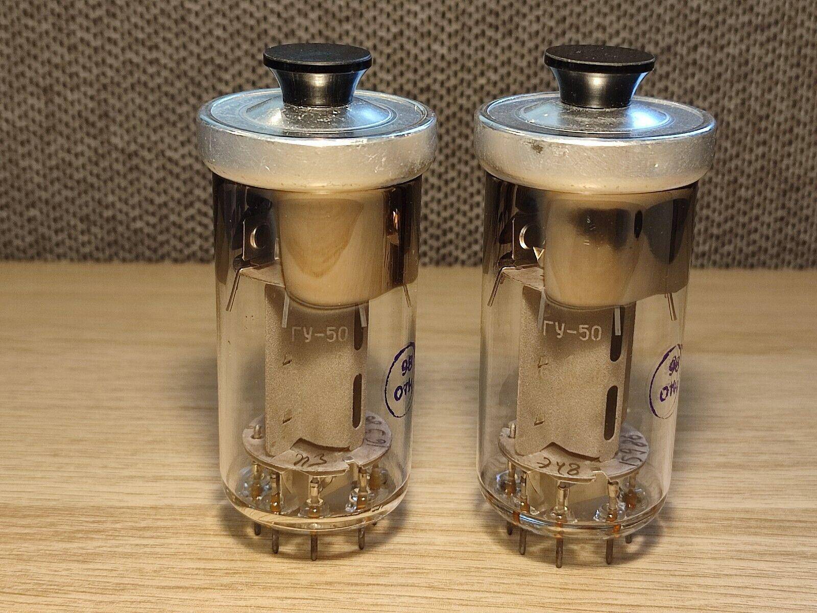 GU-50 tube 2pcs ( ~LS50 ~LS-50) 1986 NEW NOS PENTODE VALVES For Amplifier OTK - Vintage Radio Parts Store