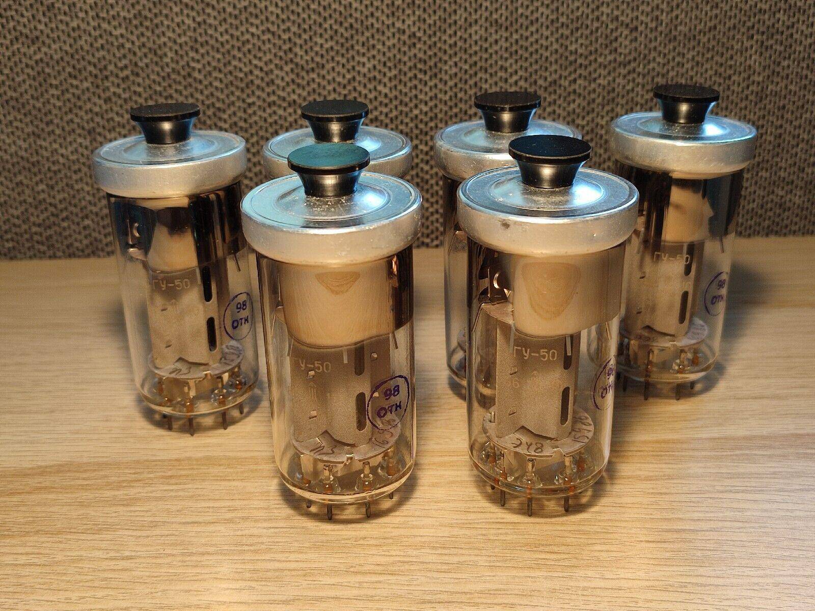 GU-50 tube 2pcs ( ~LS50 ~LS-50) 1986 NEW NOS PENTODE VALVES For Amplifier OTK - Vintage Radio Parts Store