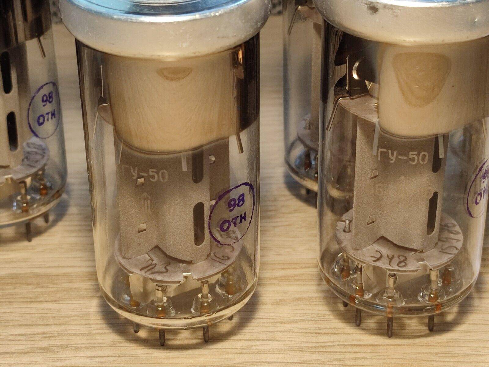 GU-50 tube 2pcs ( ~LS50 ~LS-50) 1986 NEW NOS PENTODE VALVES For Amplifier OTK - Vintage Radio Parts Store