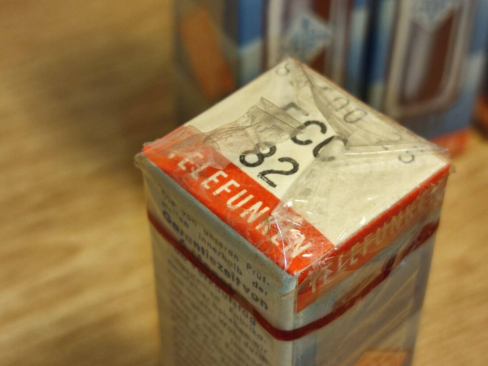 1 Pair Telefunken ECC82 tube SEALED same date NOS original packaging tube - Vintage Radio Parts Store