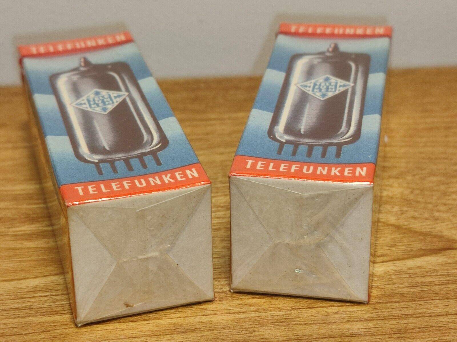 1 Pair Telefunken EF86 tube SEALED same date NOS original packaging tube - Vintage Radio Parts Store