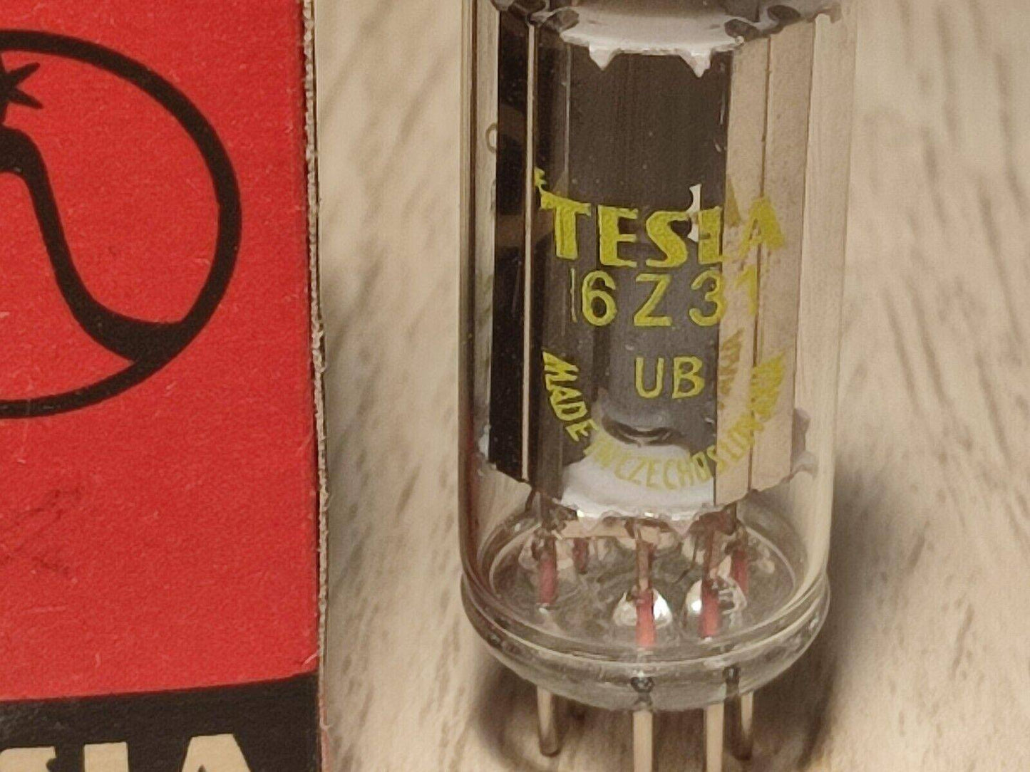 1x 6Z31 TESLA NOS NIB FULL-WAVE VACUUM RECTIFIER POWER SUPPLY TUBE = 6X4 EZ90 - Vintage Radio Parts Store