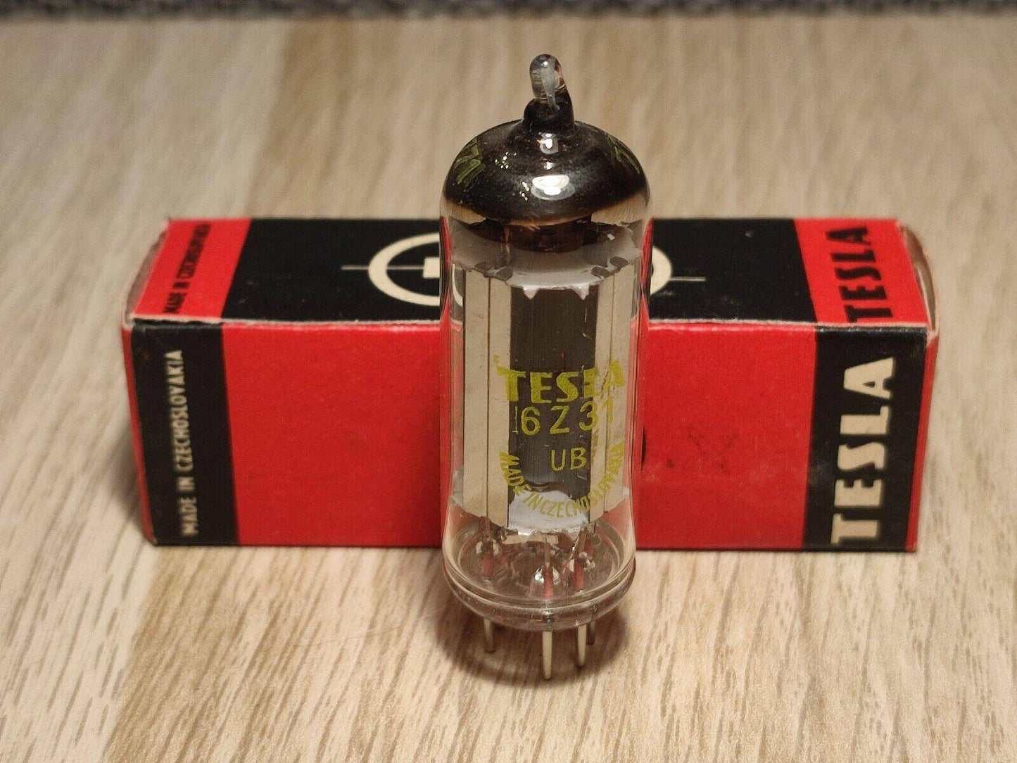 1x 6Z31 TESLA NOS NIB FULL-WAVE VACUUM RECTIFIER POWER SUPPLY TUBE = 6X4 EZ90 - Vintage Radio Parts Store