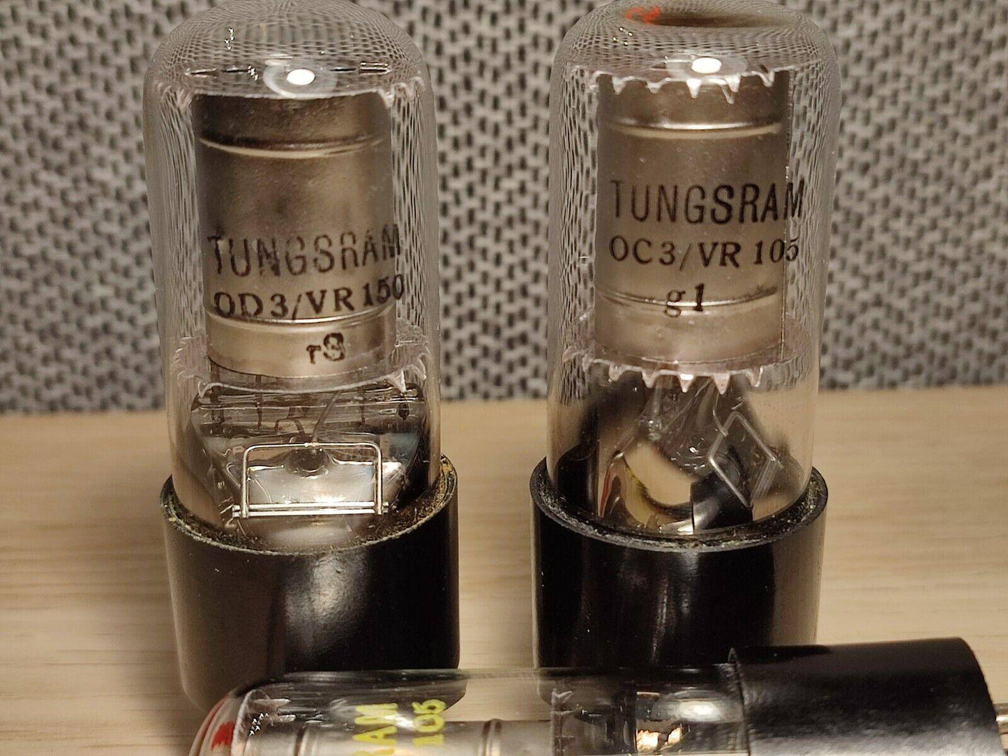 2PCS NEW TUNGSRAM OC3/VR105 + 1PCS OD3 / VR150 for radio equipment - Vintage Radio Parts Store