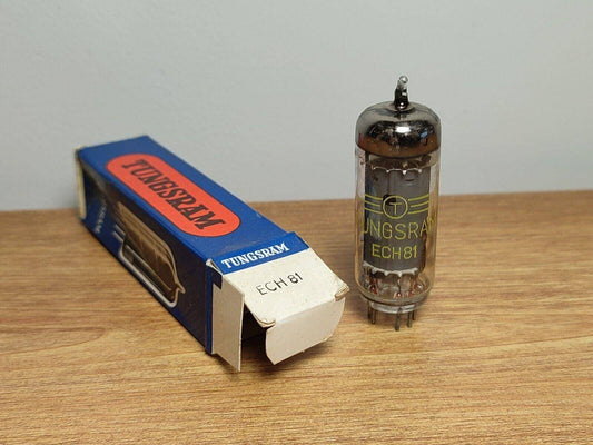 ECH81/6AJ8 TUNGSRAM NOS Tube Valve Lampe TSF Röhre Valvola Valvula 진공관 真空管 电子管 - Vintage Radio Parts Store