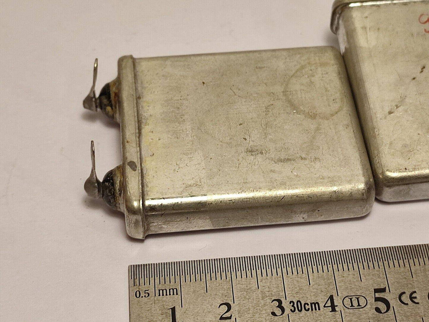 4x 1uF 250V MBGCH-1 МБГЧ-1 Mil Specs Paper in OIL PIO Audio Capacitors - Vintage Radio Parts Store