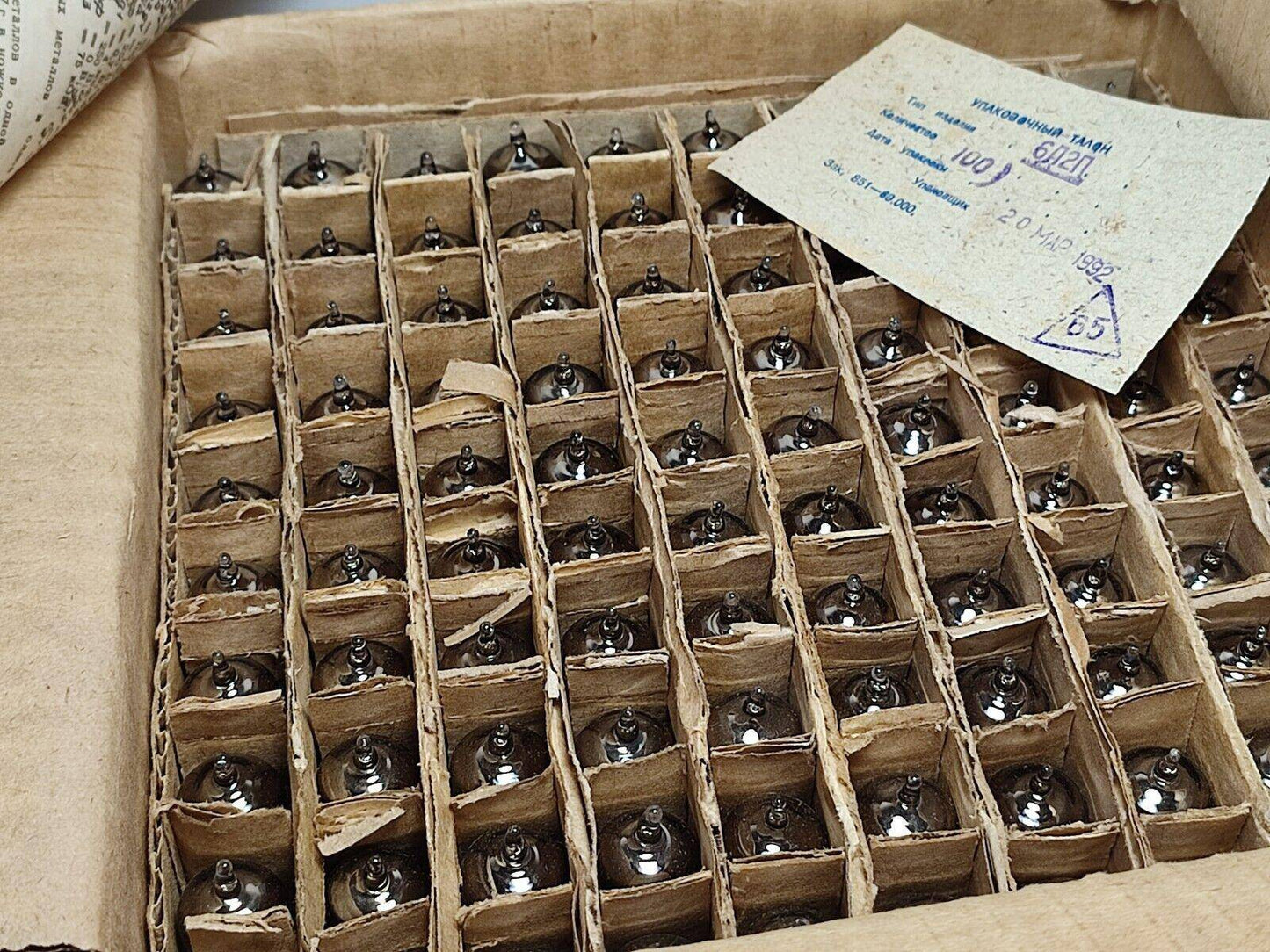 100Pcs. 6A2P/EK90/6BE6 NOS Tube Röhre Lampe 진공관 真空管 电子管 Valve Valvula Valvola - Vintage Radio Parts Store