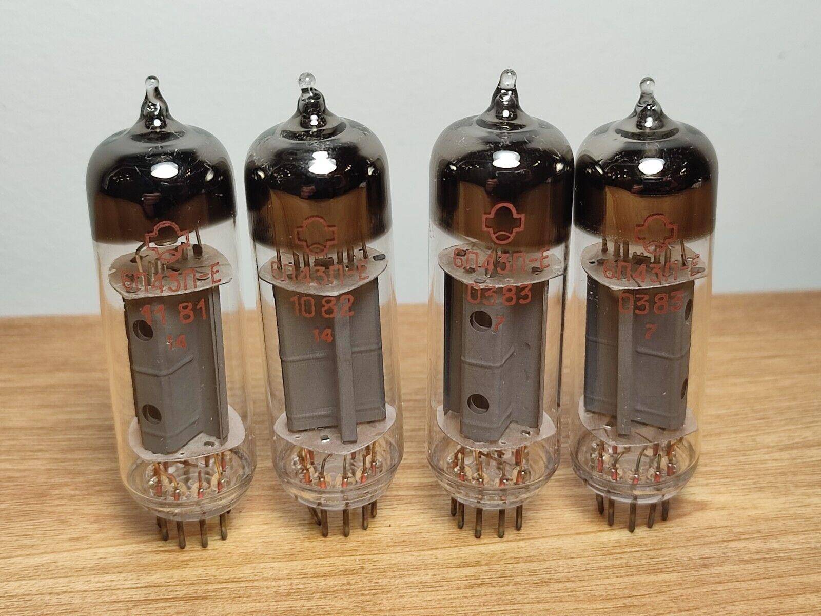 4PCS 6P43P-E ( SIMILAR TO EL86 / EL84 ) OUTPUT pentode NOS NEW TUBES - Vintage Radio Parts Store