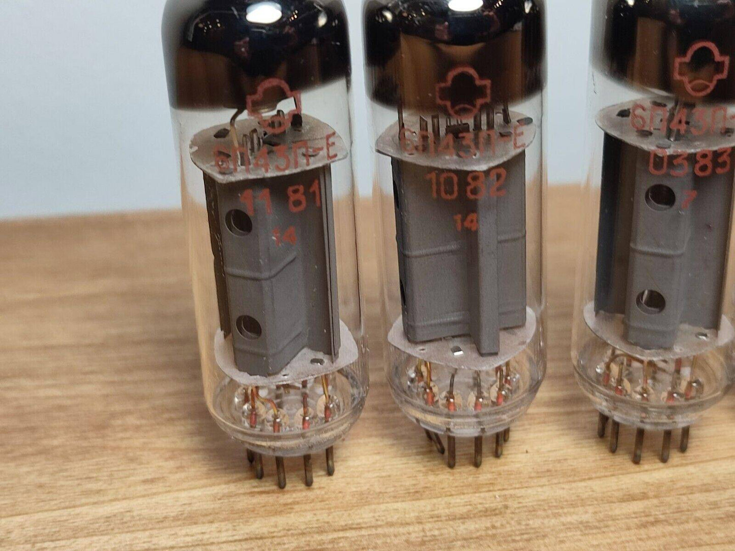 4PCS 6P43P-E ( SIMILAR TO EL86 / EL84 ) OUTPUT pentode NOS NEW TUBES - Vintage Radio Parts Store