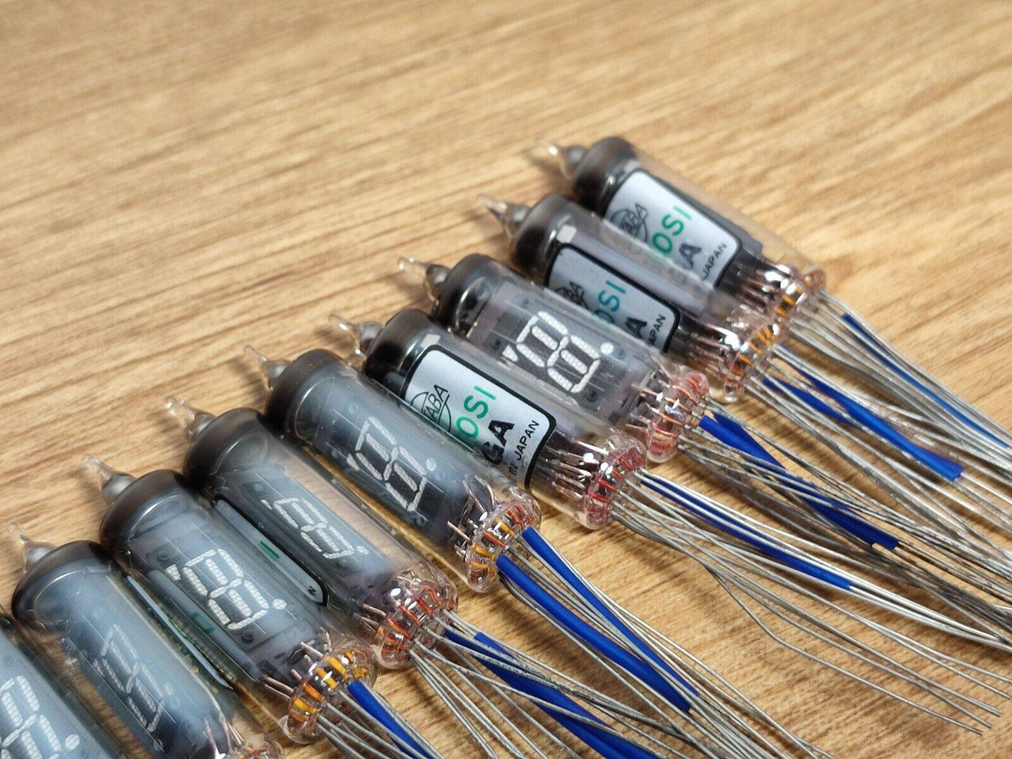 Vintage VFD Tube FUTABA DG10S1 numeric display vacuum tube not nixie tube 1 Pcs.